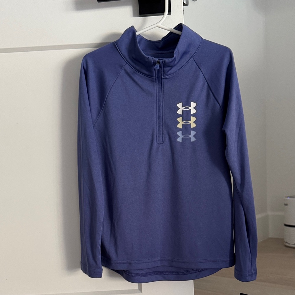 Under Armour Purple Quarter-Zip Top